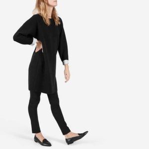 Everlane long sleeve scuba sweater dress